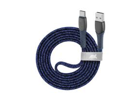 CABLE USB-C TO USB2.0 1.2M/BLUE PS6102 BL12 RIVACASE