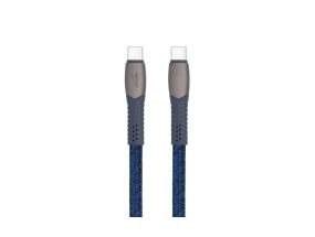 CABLE USB-C TO USB-C 1.2M/BLUE PS6105 BL12 RIVACASE