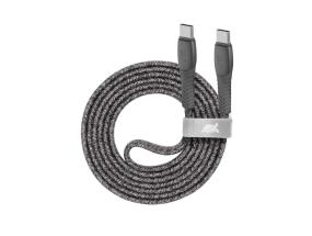 CABLE USB-C TO USB-C 1.2M/GREY PS6105 GR12 RIVACASE