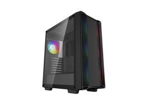 Case DEEPCOOL CC560 ARGB V2 MiniTower Not included MicroATX MiniITX Colour Black R-CC560-BKTAA4-G-2
