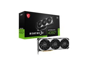 Graphics Card MSI NVIDIA GeForce RTX 4060 Ti 8 GB GDDR6 128 bit PCIE 4.0 16x Triple slot Fansink...