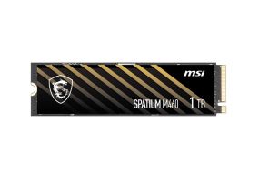 SSD MSI SPATIUM M460 1TB M.2 PCIE NVMe 3D NAND Write speed 4500 MBytes/sec Read speed 5000 MBytes...