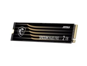 SSD MSI SPATIUM M480 PRO 2TB M.2 PCIe Gen4 NVMe 3D NAND Write speed 7000 MBytes/sec Read speed...