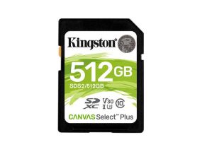 MEMORY SDXC 512GB C10/SDS2/512GB KINGSTON