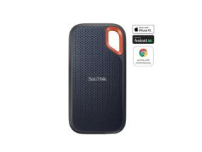 External SSD SANDISK Extreme 8TB USB-C Write speed 1000 MBytes/sec Read speed 1050 MBytes/sec...