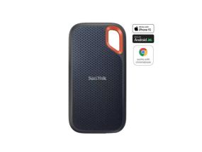 External SSD SANDISK Extreme 8TB USB-C Write speed 1000 MBytes/sec Read speed 1050 MBytes/sec...