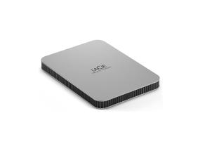 External HDD LACIE Mobile Drive 1TB USB-C Colour Silver STLP1000400
