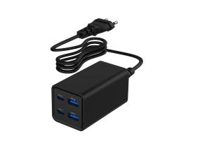 CHARGER USB UNIVERSAL 4P 65W/TA-UC-2A2C-PD65-01-BK GEMBIRD