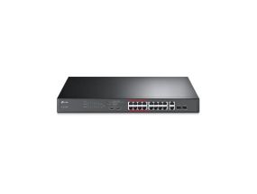 Switch TP-LINK Desktop/pedestal 16x10Base-T / 100Base-TX 2x10/100/1000BASE-T/SFP combo PoE+ ports...