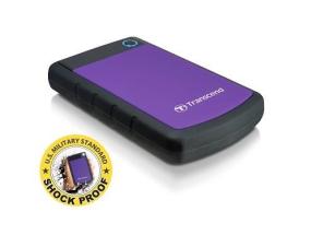 External HDD TRANSCEND StoreJet 1TB USB 3.0 Colour Purple TS1TSJ25H3P