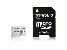 MEMORY MICRO SDXC 64GB W/ADAPT/UHS-I TS64GUSD300S-A TRANSCEND
