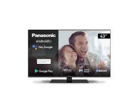 TV Set PANASONIC 43&quot; 4K/Smart 3840x2160 Wireless LAN Bluetooth Android TV TX-43LX650E