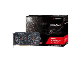 Graphics Card BIOSTAR AMD Radeon RX 6600 8 GB GDDR6 128 bit PCIE 4.0 16x GPU 1626 MHz Dual Slot...