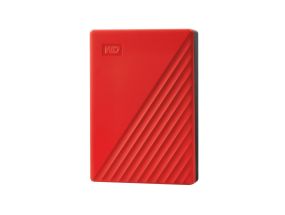 External HDD WESTERN DIGITAL My Passport 4TB USB 2.0 USB 3.0 USB 3.2 Colour Red WDBPKJ0040BRD-WESN