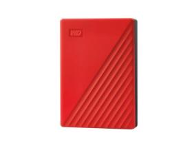 External HDD WESTERN DIGITAL My Passport 6TB USB 2.0 USB 3.2 Red WDBR9S0060BRD-WESN