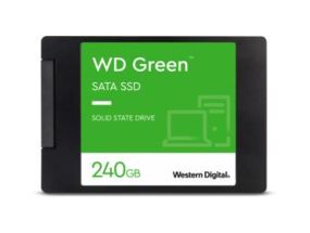 SSD WESTERN DIGITAL Green 240GB SATA 3.0 SLC Read speed 545 MBytes/sec 2,5&quot; MTBF 1000000 hours...