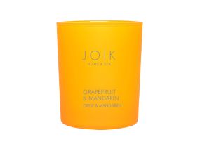 Scented candle JOIK Grapefruit & mandarin in a glass cup 150g