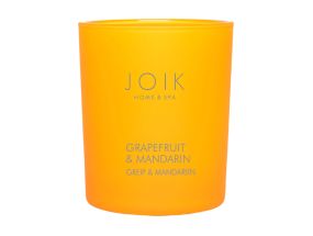 Scented candle JOIK Grapefruit & mandarin in a glass cup 150g
