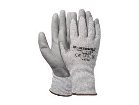 Lõikekindlad töökindad PU-kattega, tase B, suurus M8