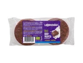LOUDUSVÄGI Organic rice wafers with milk chocolate 100g