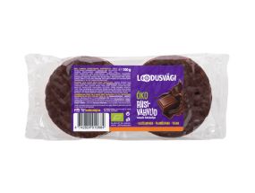 LOUDUSVÄGI Organic rice wafers with dark chocolate 100g