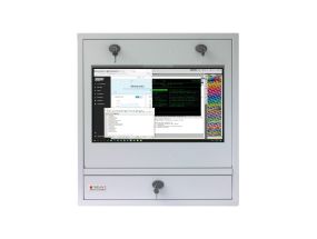 TECHLY PC LCD monitor and kb cabinet