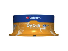 VERBATIM 25x DVD - R 4,7GB 16x SP
