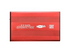 QOLTEC Ext. HDD Case HDD/SSD Red