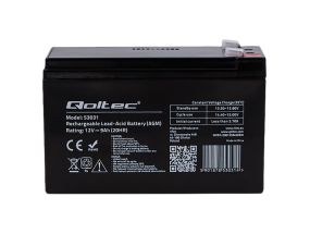 QOLTEC 53031 Qoltec Gel battery 12V   9A