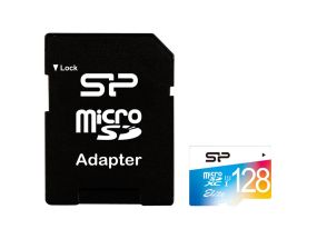 Mälukaart SILICON POWER Micro SDXC 128GB + adapter