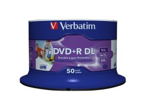 VERBATIM 50xDVD+R DL 8,5 GB 8x SP