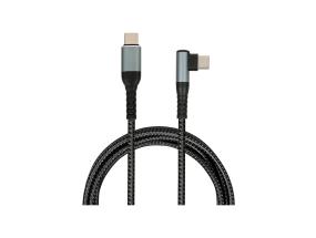 IBOX USB-C Cable 100W 2m Black 90-degree