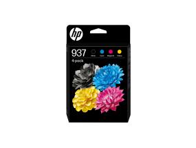 HP 937 CMYK Original Ink Cartridge 4-Pac