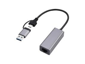 GEMBIRD USB 3.1 + type-C Gigabit adapter