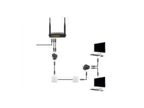LANBERG ADS-RJ45-2RJ45-OS Lanberg RJ45 I