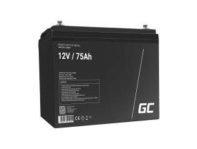 GREEN CELL Battery AGM 12V 75 Ah