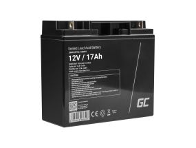 GREEN CELL Battery AGM 12V 17Ah