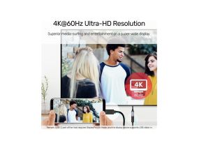 UNITEK EXTENSION CABLE USB-C 4K 60HZ