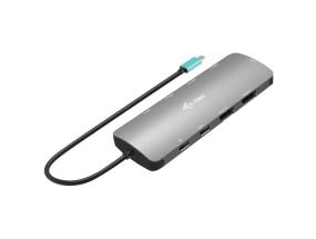 I-TEC USB-C Metal Nano Dock 2x HDMI + PD