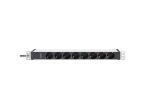 DIGITUS 1U Aluminum PDU rackm 8x Safety