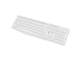 NATEC Keyboard Nautilus US slim white