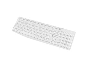 NATEC Keyboard Nautilus US slim white