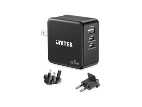 UNITEK CHARGER GaN PD 65W 3xUSB