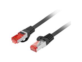 LANBERG Patchcord cat.6 FTP 0.5m black