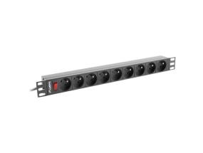 LANBERG PDU-09E-0300-BK Lanberg PDU 1U 1