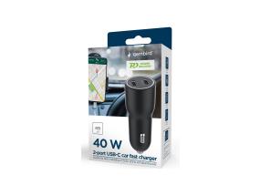 GEMBIRD 2-port USB car charger 4A