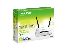 TP-LINK N300 WLAN Router 4P Switch 2xAnt