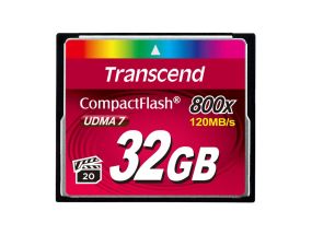 TRANSCEND 32GB CF Card 800X TYPE I