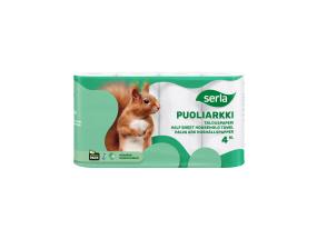 Majapidamispaber 2-kihiline SERLA poolleht 4rl pakis