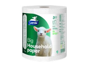 Household paper 3-ply SERLA Lambi BIG 55m